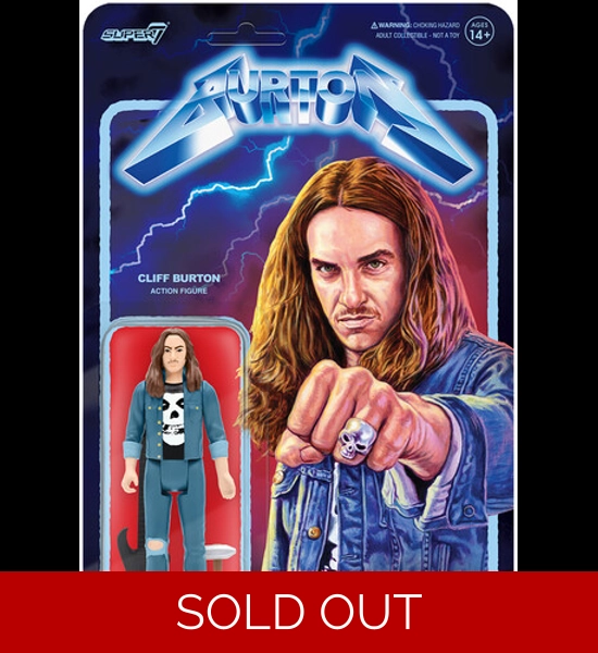Metallica - Cliff Burton Reaction Figure